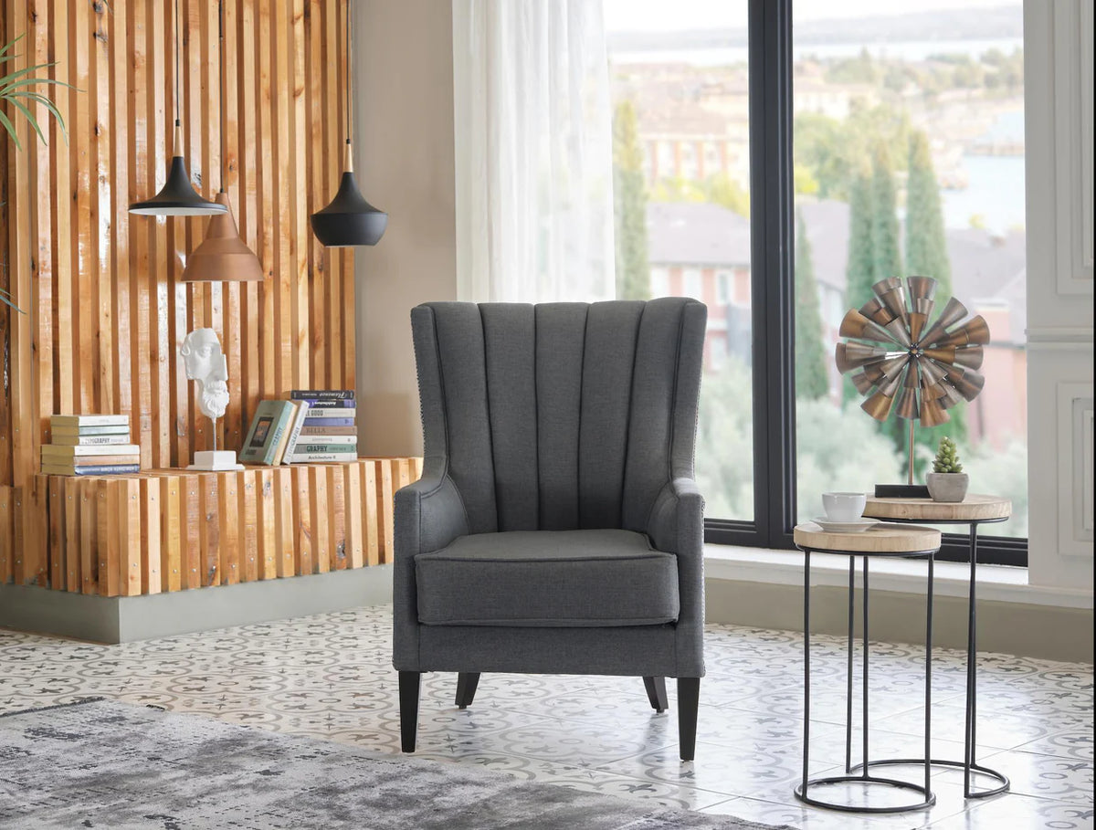 Silla decorativa Peacemaker Brown