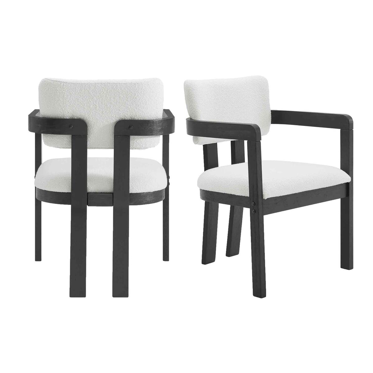 Portland Black Dining Table & Arm Chair