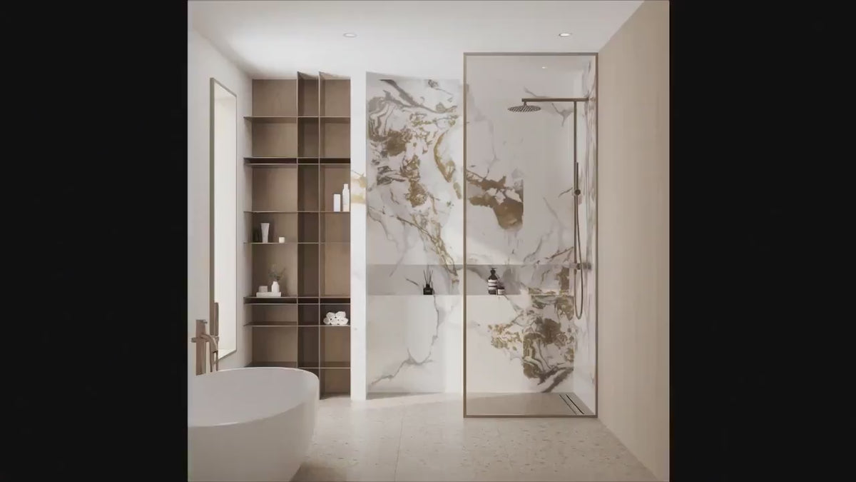 Load video: Rampaskin Gold Wall Panel