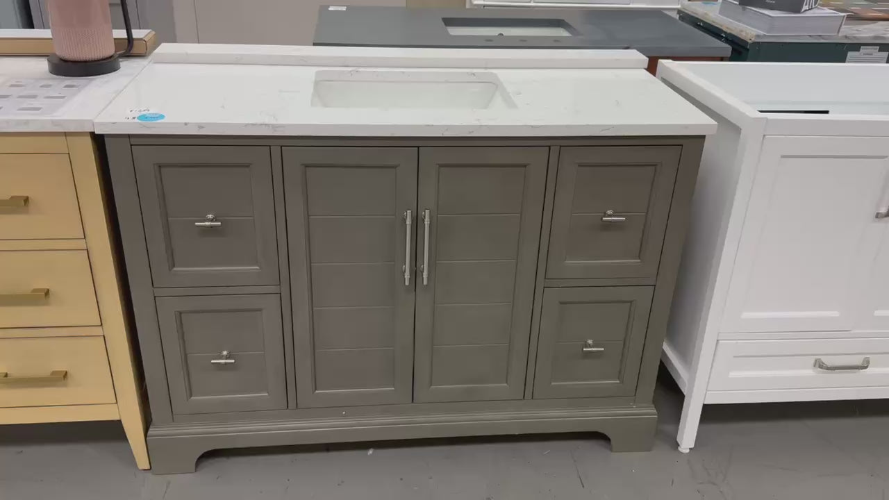 48 in. Vannes Single Sink Bathroom Vanity