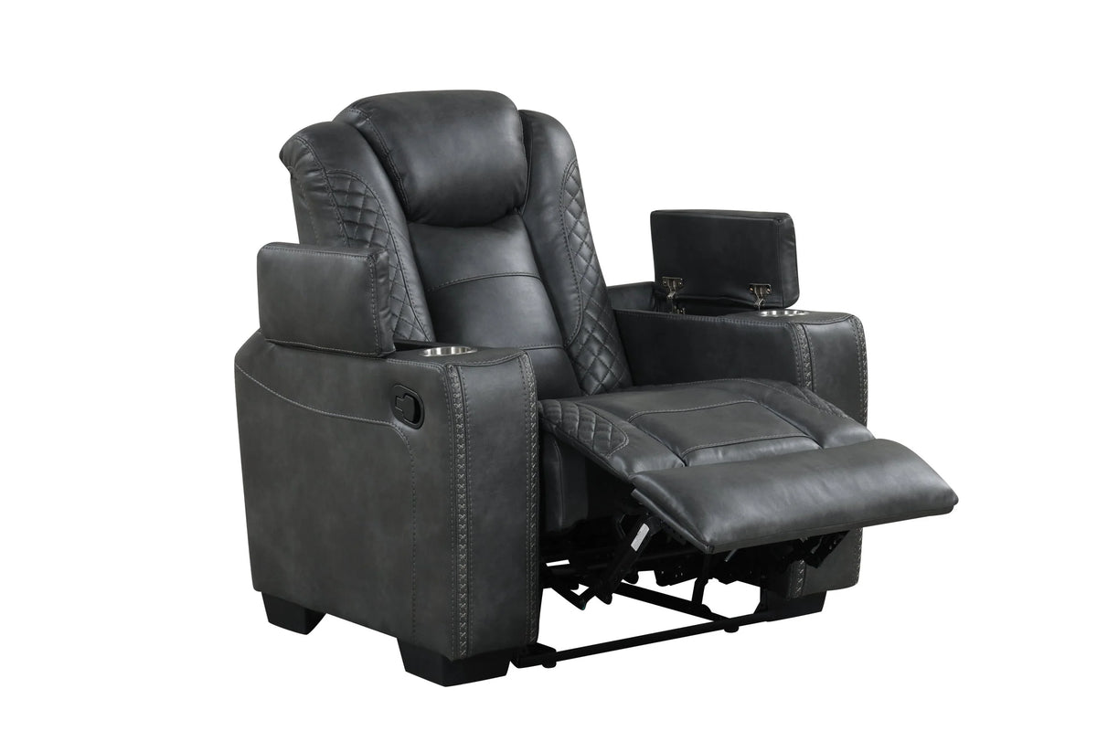 Stefano 3-Piece Manual Reclining Living Room Set