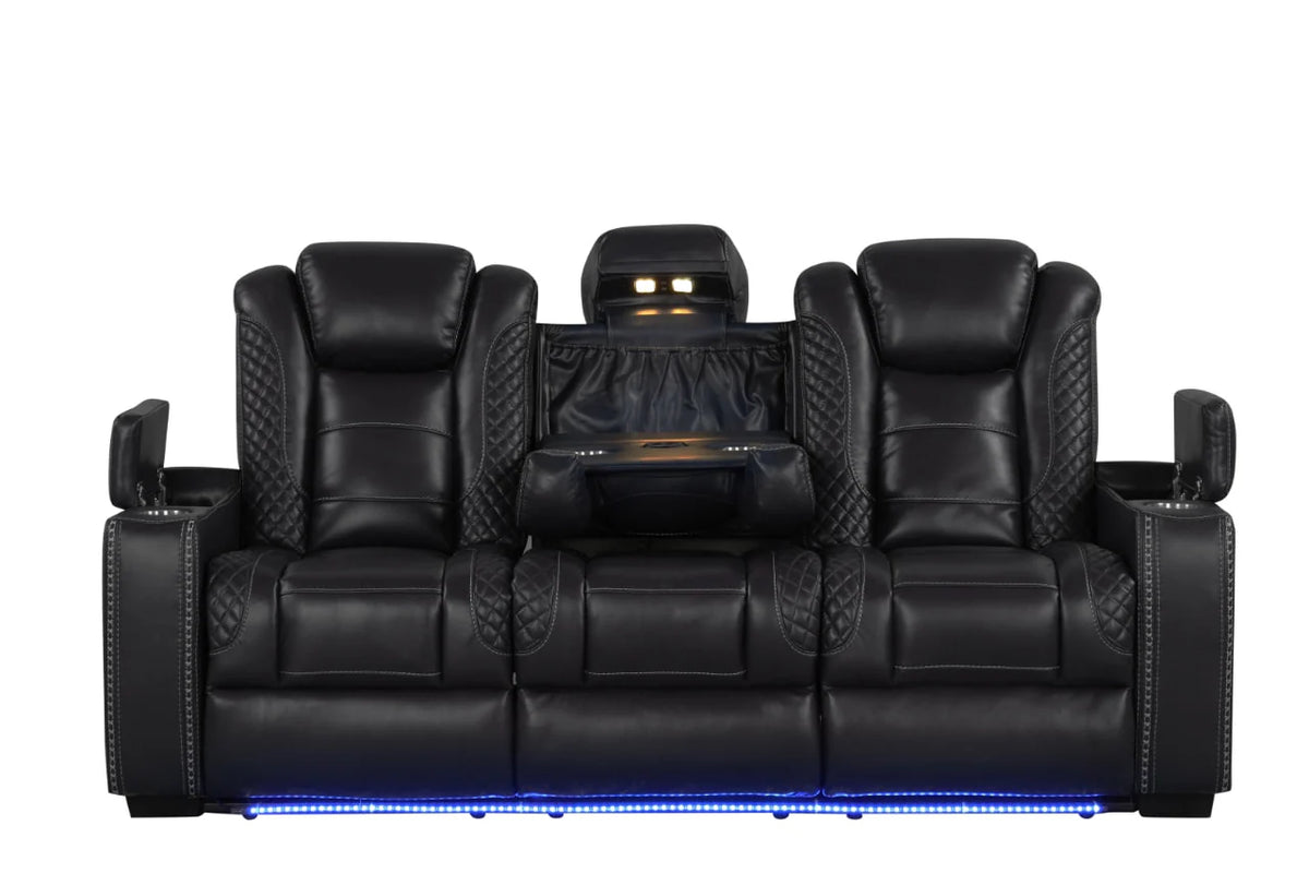 Stefano 3-Piece Manual Reclining Living Room Set