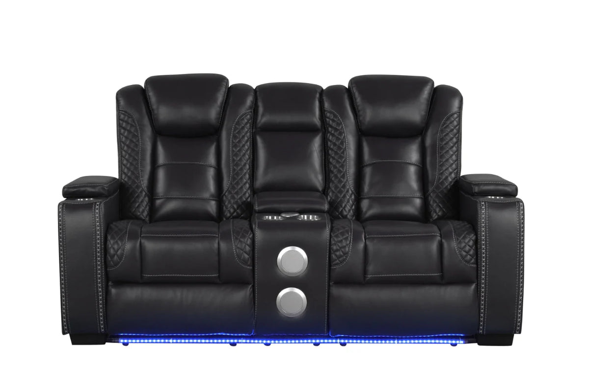 Stefano 3-Piece Manual Reclining Living Room Set