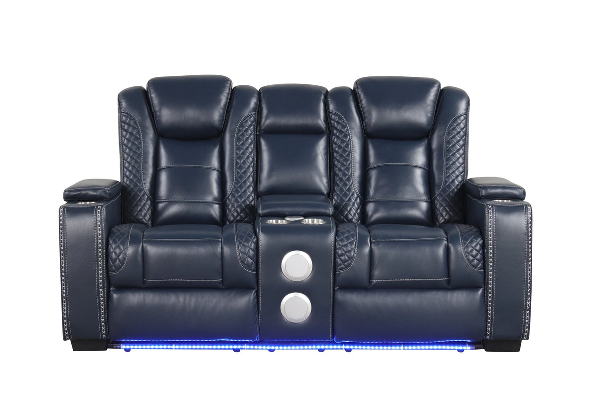Stefano 3-Piece Manual Reclining Living Room Set