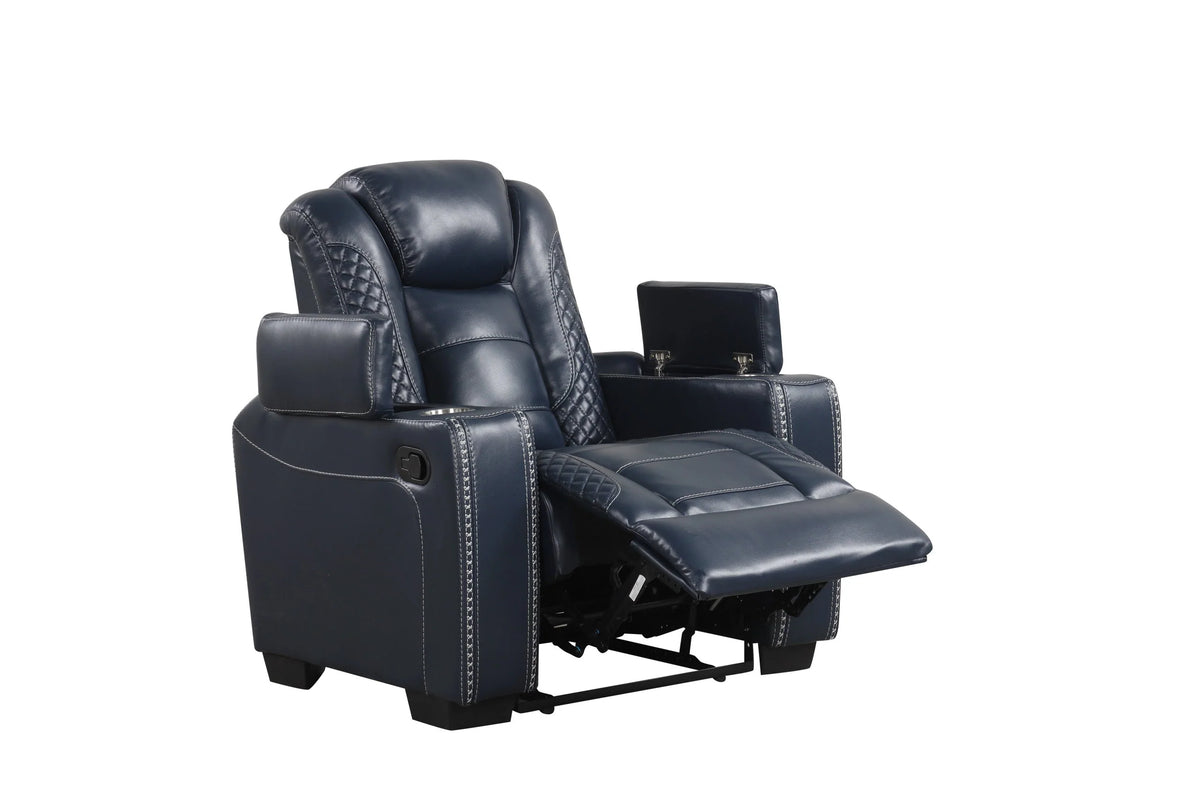 Stefano 3-Piece Manual Reclining Living Room Set