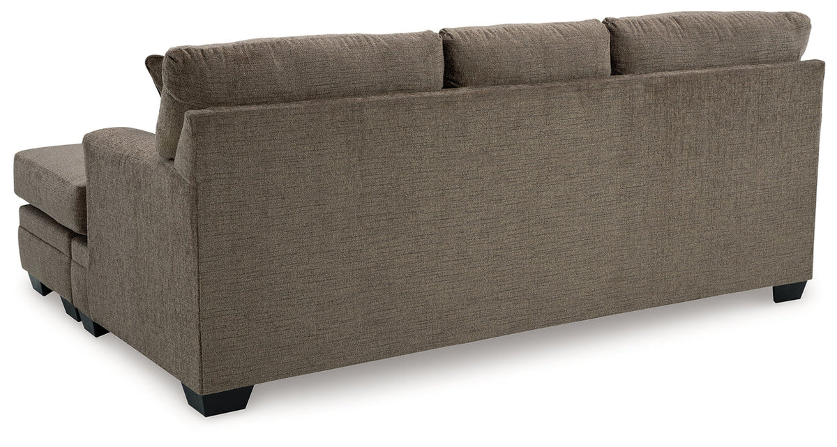 Stonemeade Sofa Chaise, Taupe or Nutmeg