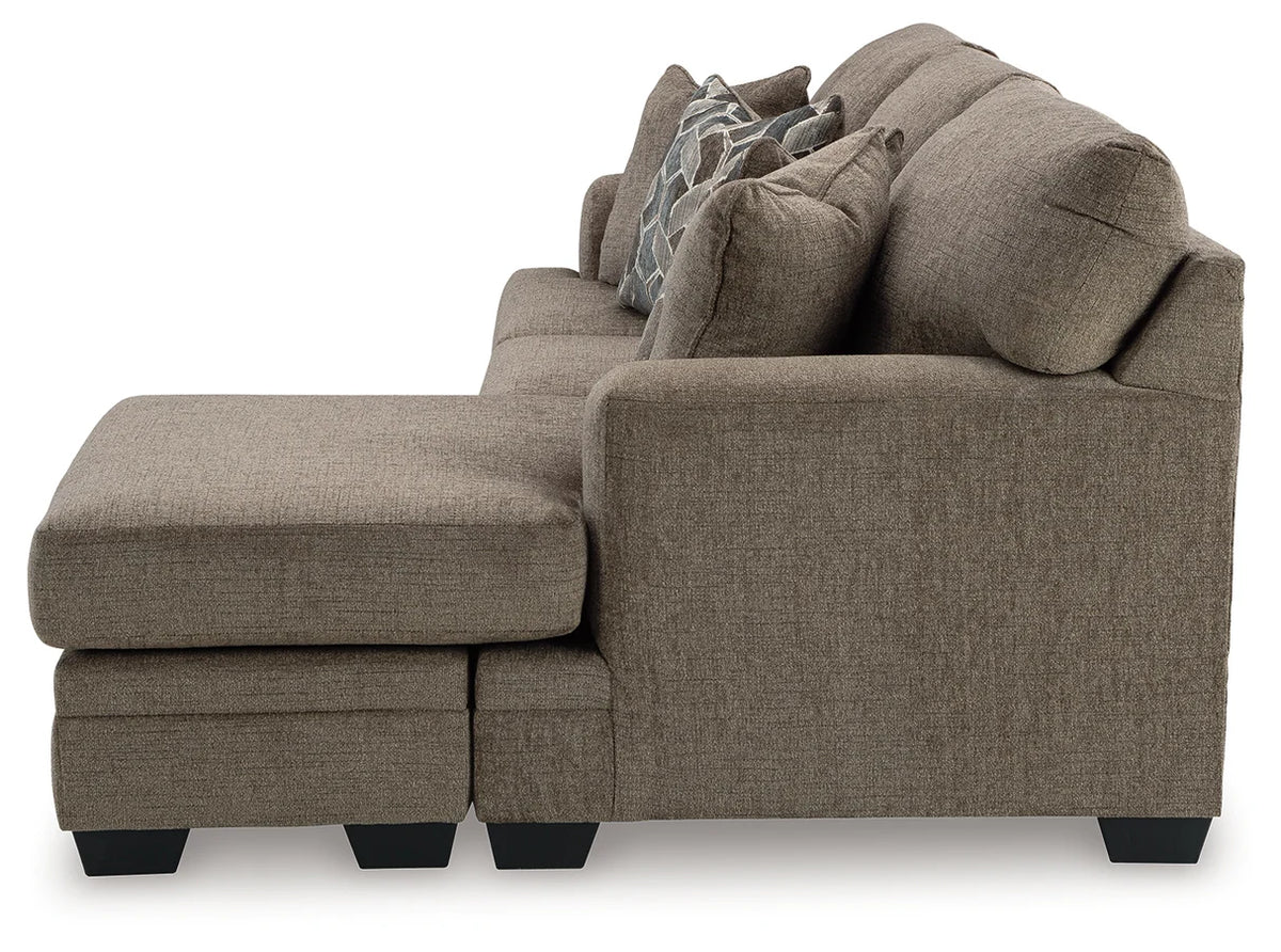Stonemeade Sofa Chaise, Taupe or Nutmeg