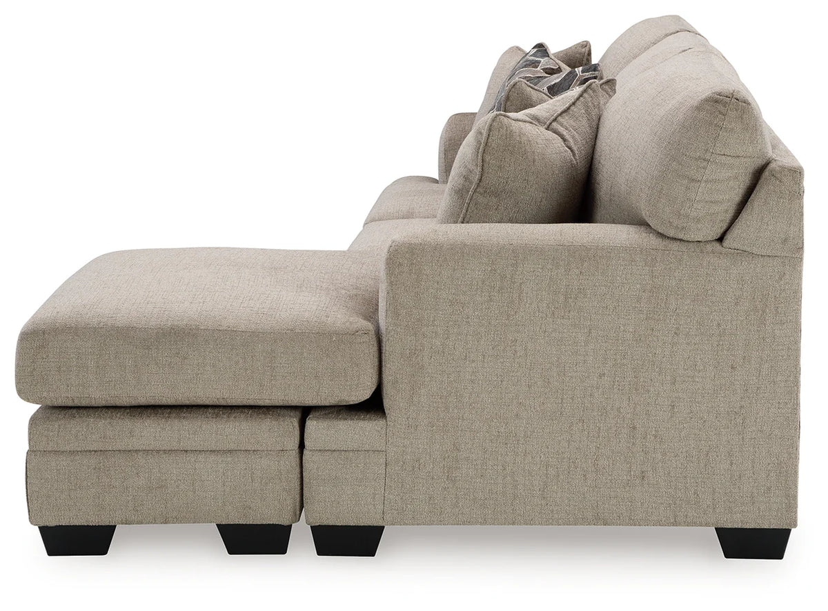 Stonemeade Sofa Chaise, Taupe or Nutmeg