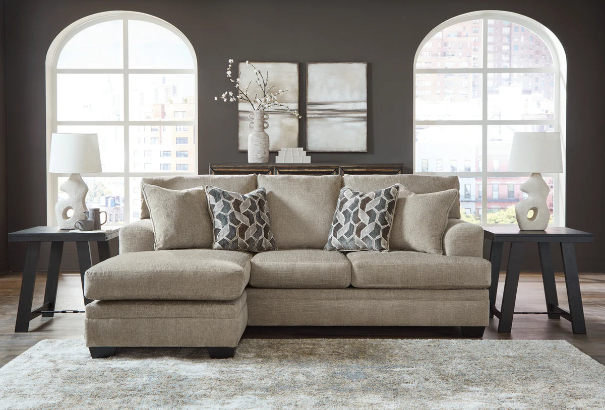 Stonemeade Sofa Chaise, Taupe or Nutmeg