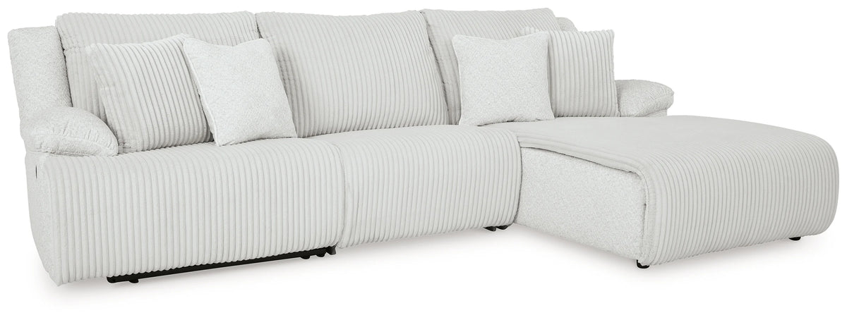 Top Tier 3-Piece Reclining Chaise Sectional