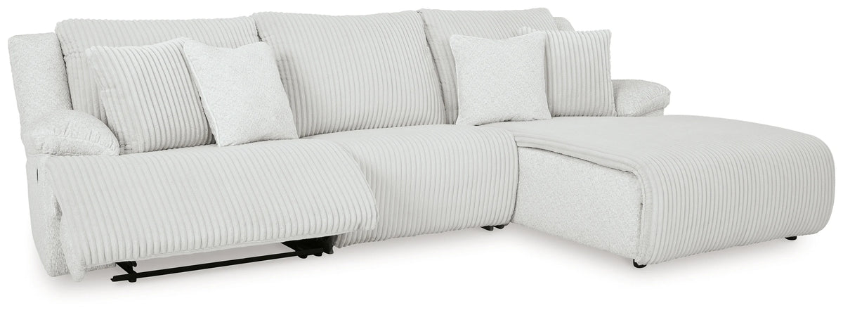 Top Tier 3-Piece Reclining Chaise Sectional