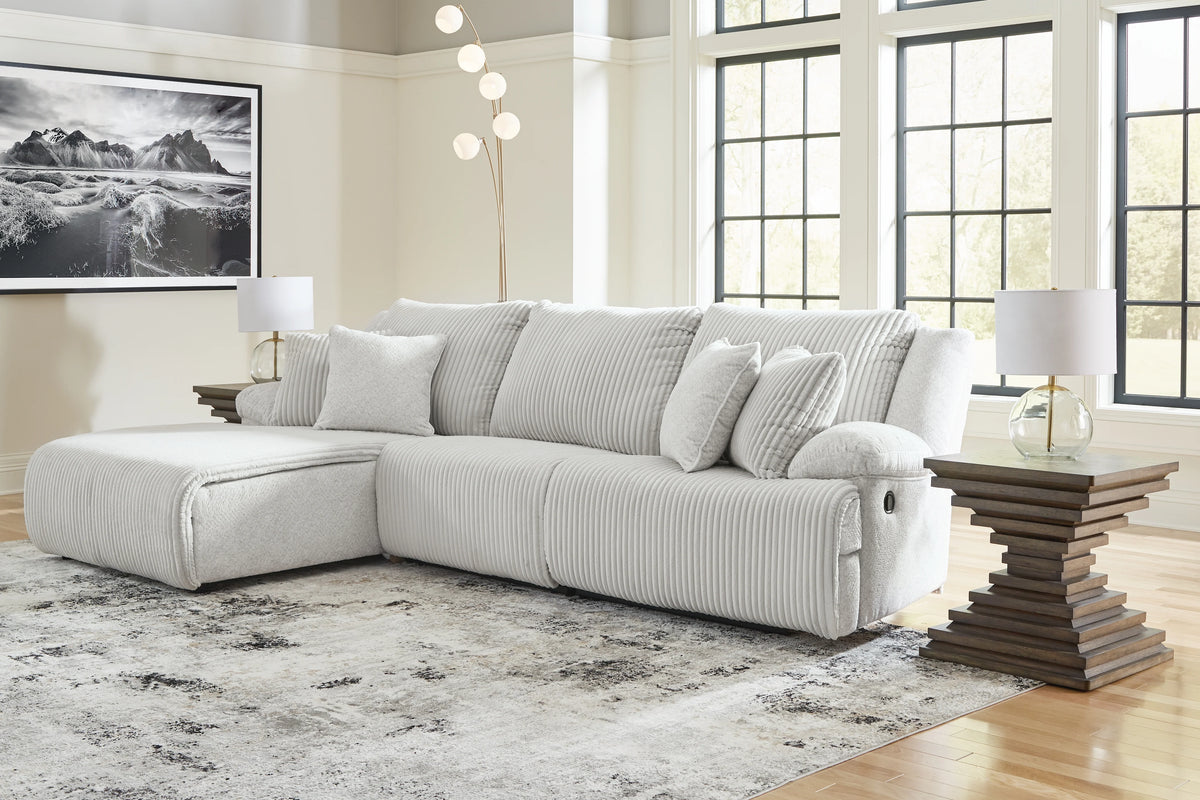 Top Tier 3-Piece Reclining Chaise Sectional