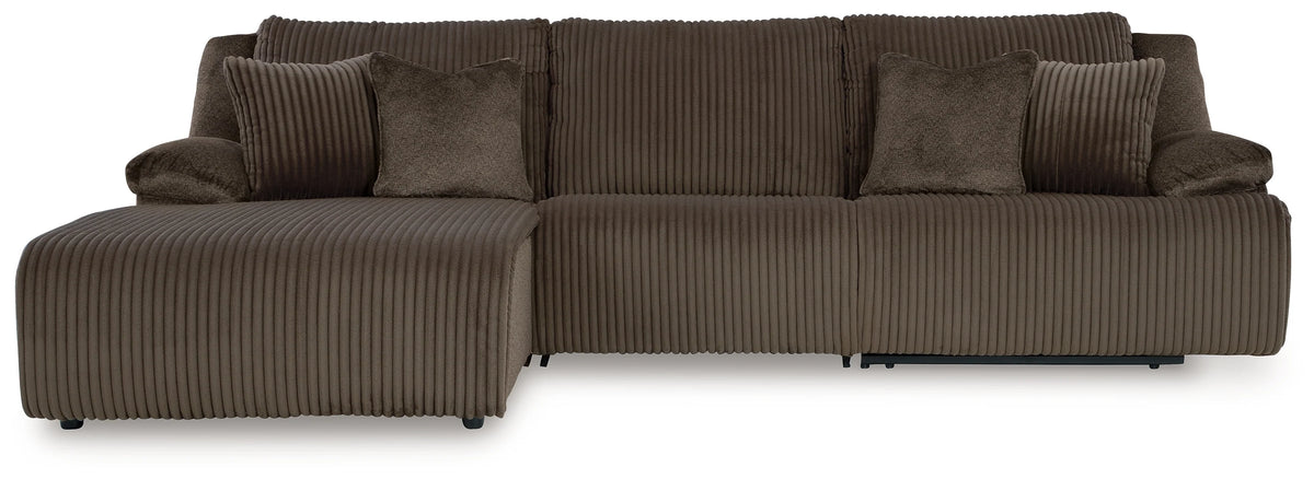 Top Tier 3-Piece Reclining Chaise Sectional