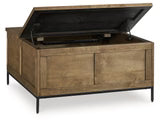 Torlanta Medium Brown Lift-Top Coffee Table