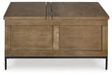 Torlanta Medium Brown Lift-Top Coffee Table