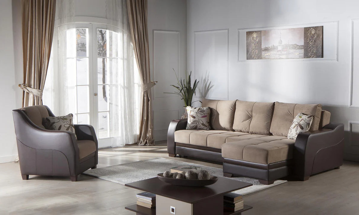 Ultra Beatto Sleeper Storage Sectional