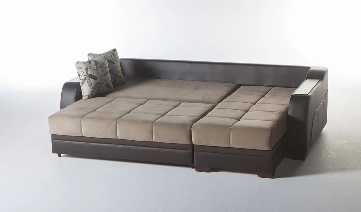 Ultra Beatto Sleeper Storage Sectional