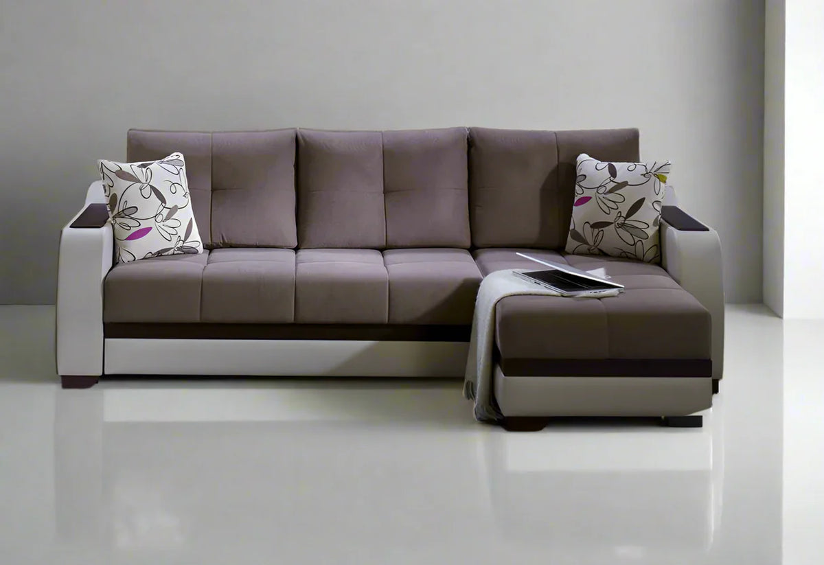 Ultra Beatto Sleeper Storage Sectional