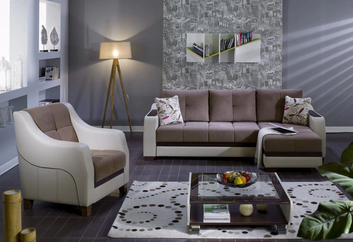 Ultra Beatto Sleeper Storage Sectional