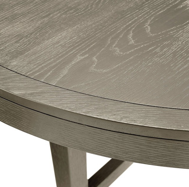 Versailles Gray Round Dining Set & Buffet Options